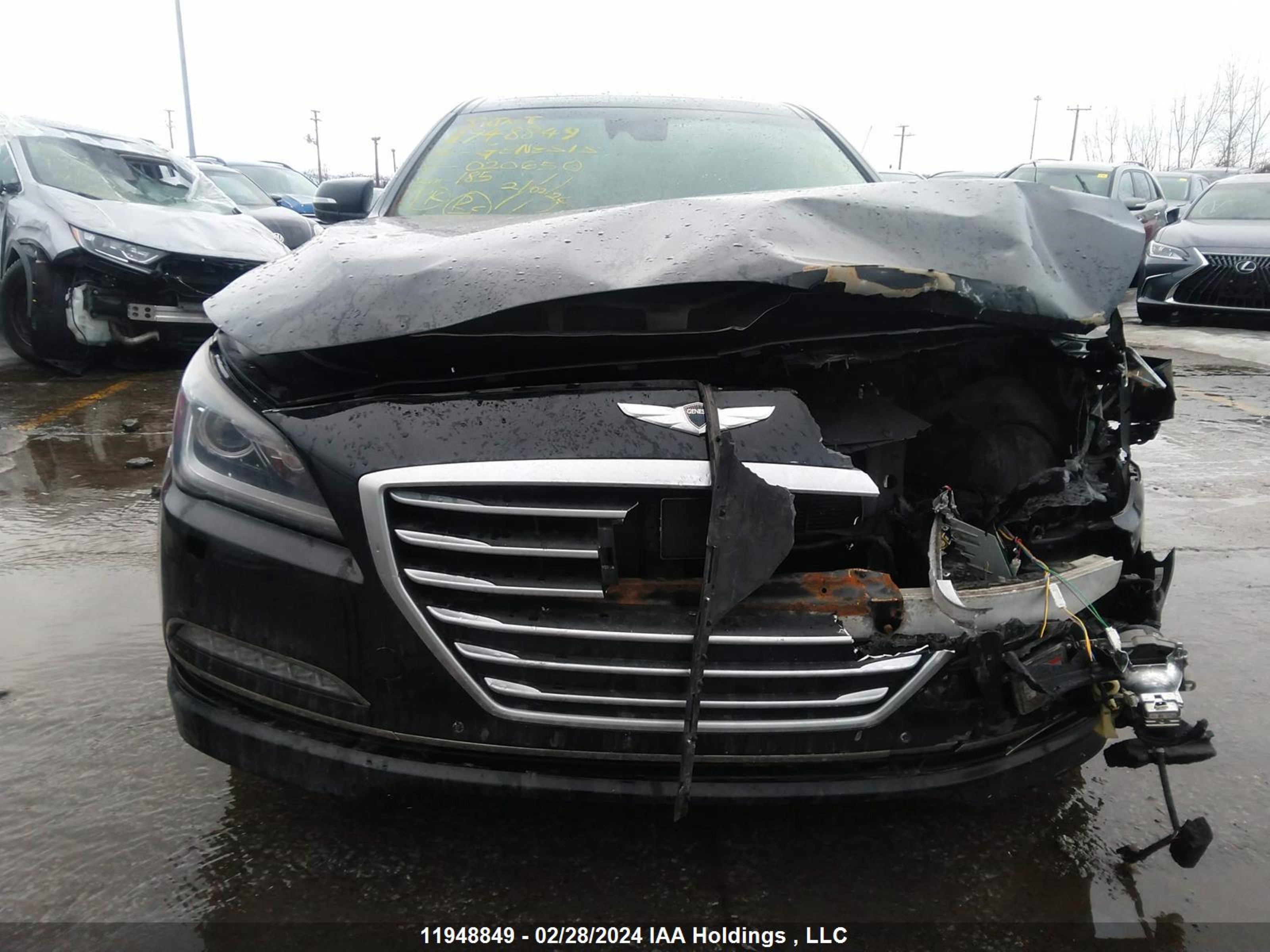 Photo 11 VIN: KMHGN4JE7FU020650 - HYUNDAI GENESIS 