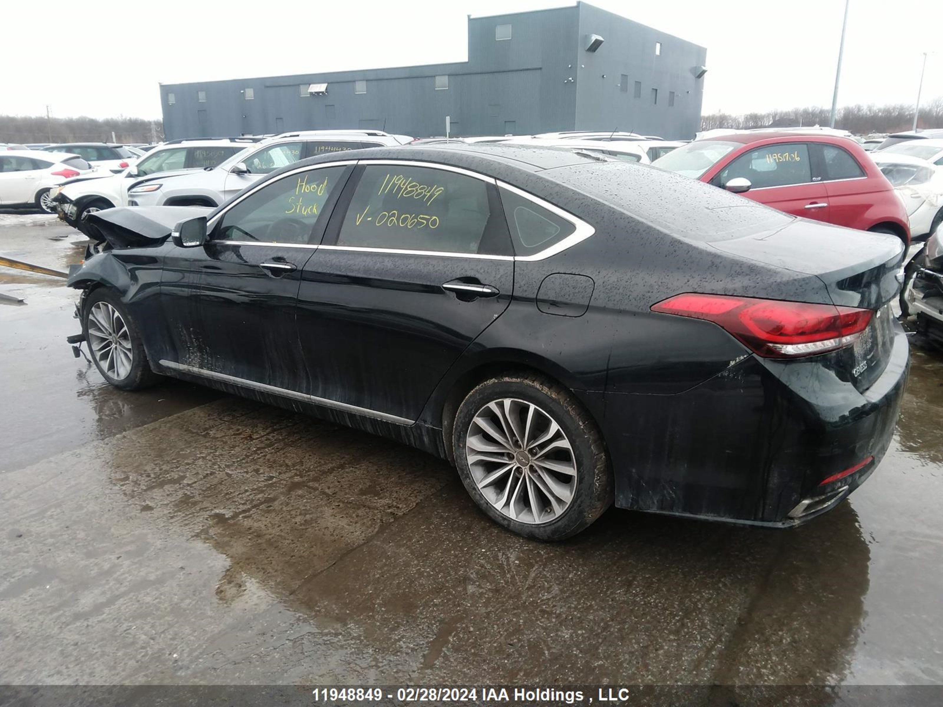 Photo 2 VIN: KMHGN4JE7FU020650 - HYUNDAI GENESIS 