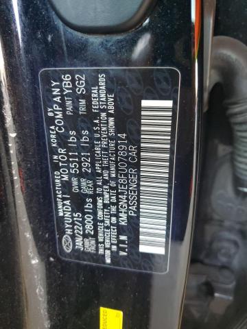 Photo 11 VIN: KMHGN4JE8FU078914 - HYUNDAI GENESIS 