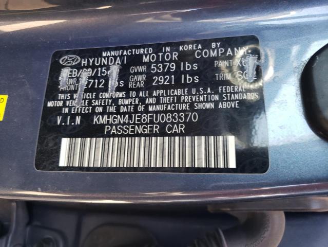 Photo 11 VIN: KMHGN4JE8FU083370 - HYUNDAI GENESIS 