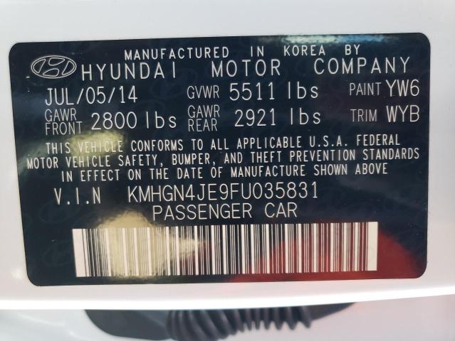 Photo 11 VIN: KMHGN4JE9FU035831 - HYUNDAI GENESIS 