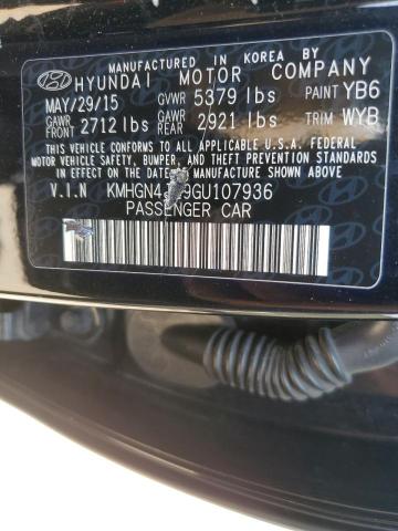 Photo 11 VIN: KMHGN4JE9GU107936 - HYUNDAI GENESIS 3. 