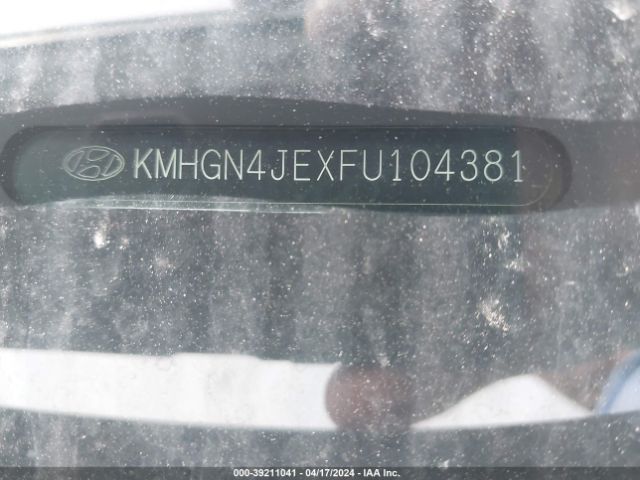 Photo 8 VIN: KMHGN4JEXFU104381 - HYUNDAI GENESIS 