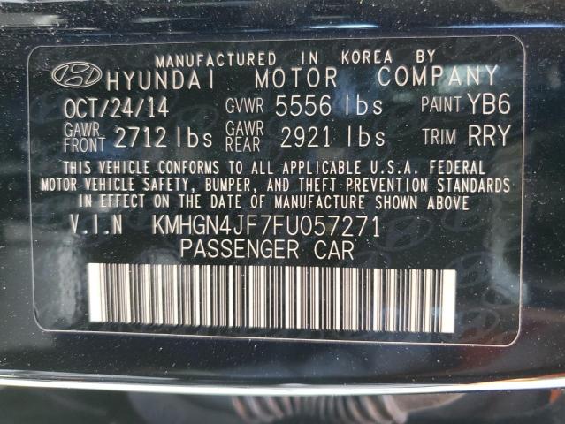 Photo 9 VIN: KMHGN4JF7FU057271 - HYUNDAI GENESIS 5. 