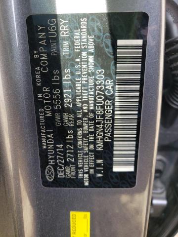 Photo 11 VIN: KMHGN4JF8FU073303 - HYUNDAI GENESIS 5. 