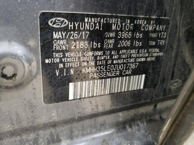 Photo 11 VIN: KMHH35LE0JU017367 - HYUNDAI ELANTRA GT 