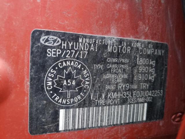 Photo 9 VIN: KMHH35LE0JU042253 - HYUNDAI ELANTRA GT 