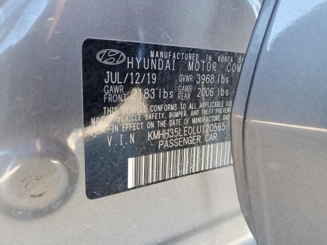 Photo 11 VIN: KMHH35LE0LU120565 - HYUNDAI ELANTRA 