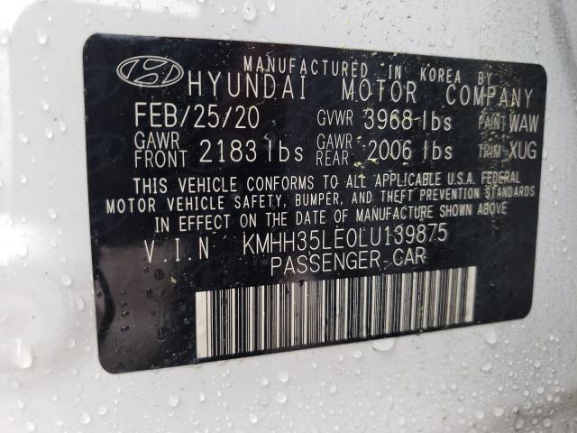 Photo 9 VIN: KMHH35LE0LU139875 - HYUNDAI ELANTRA GT 