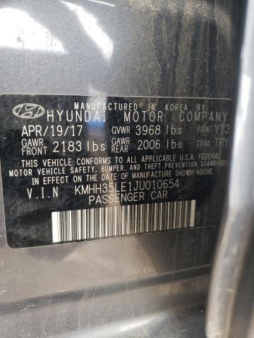 Photo 11 VIN: KMHH35LE1JU010654 - HYUNDAI ELANTRA 