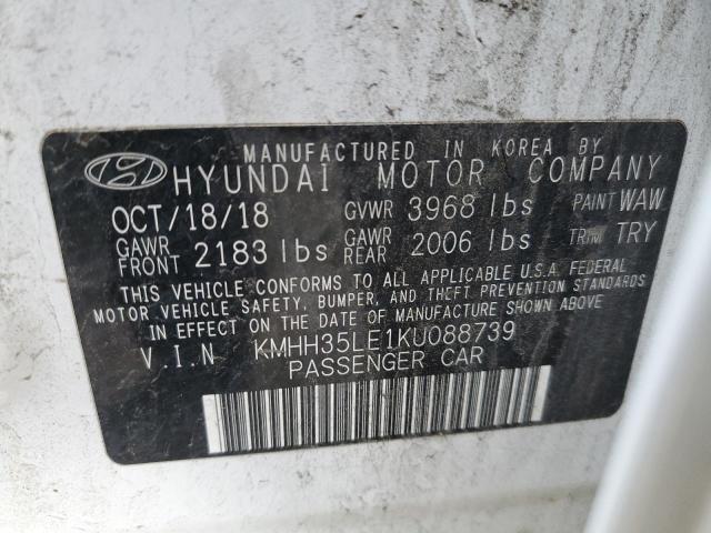 Photo 11 VIN: KMHH35LE1KU088739 - HYUNDAI ELANTRA GT 