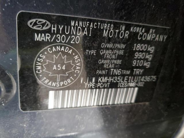 Photo 12 VIN: KMHH35LE1LU143675 - HYUNDAI ELANTRA GT 