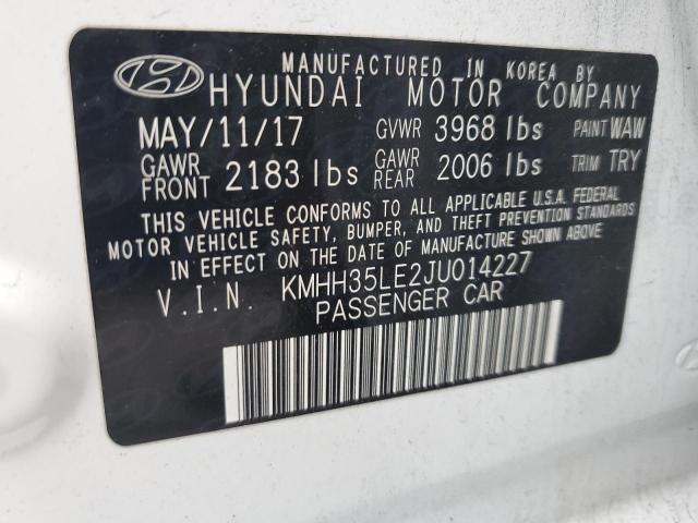 Photo 11 VIN: KMHH35LE2JU014227 - HYUNDAI ELANTRA 