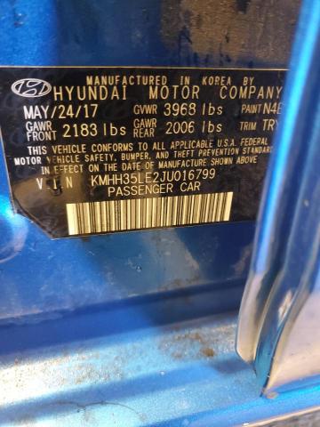 Photo 11 VIN: KMHH35LE2JU016799 - HYUNDAI ELANTRA 