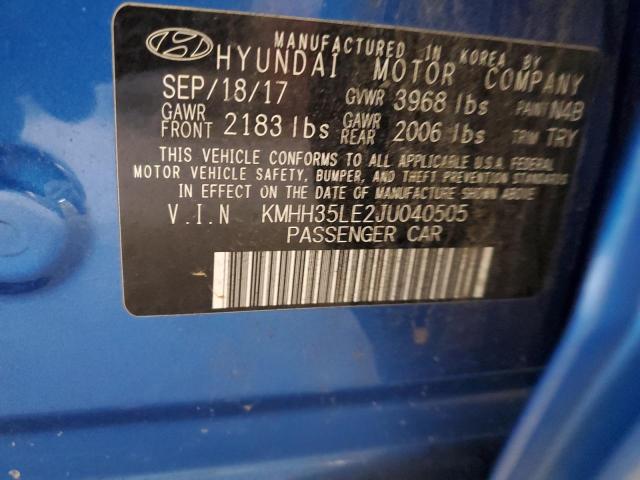 Photo 11 VIN: KMHH35LE2JU040505 - HYUNDAI ELANTRA GT 