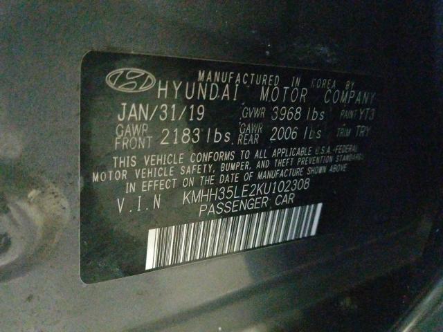 Photo 9 VIN: KMHH35LE2KU102308 - HYUNDAI ELANTRA GT 