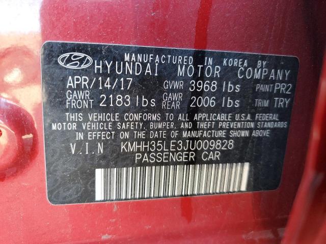 Photo 11 VIN: KMHH35LE3JU009828 - HYUNDAI ELANTRA 