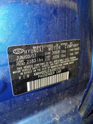 Photo 12 VIN: KMHH35LE3JU019159 - HYUNDAI ELANTRA GT 