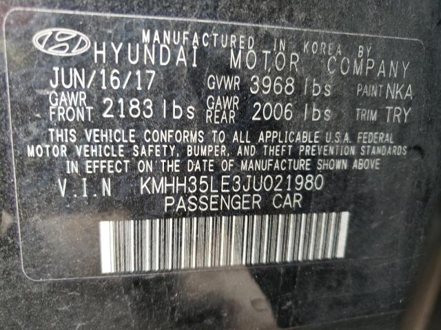 Photo 11 VIN: KMHH35LE3JU021980 - HYUNDAI ELANTRA 