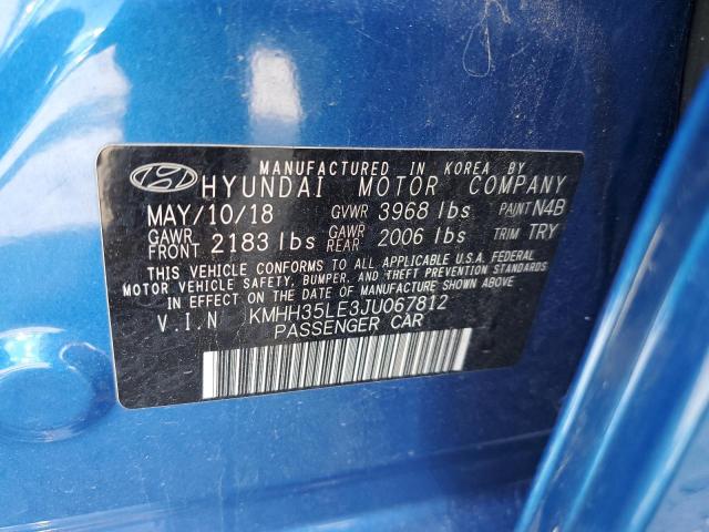 Photo 11 VIN: KMHH35LE3JU067812 - HYUNDAI ELANTRA GT 