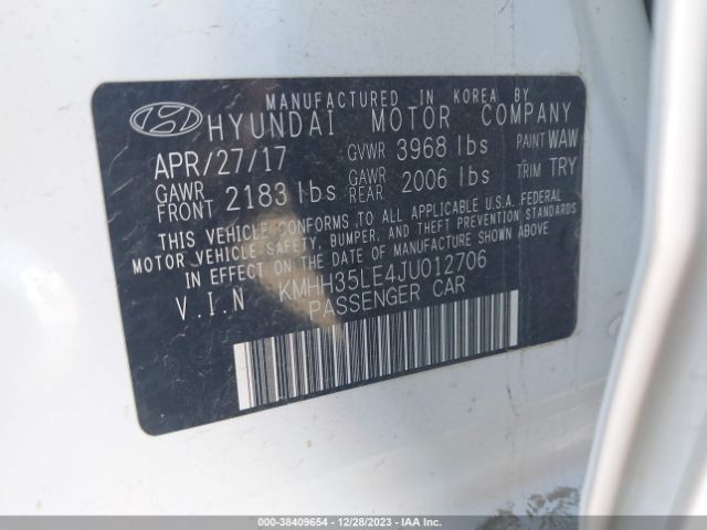 Photo 8 VIN: KMHH35LE4JU012706 - HYUNDAI ELANTRA GT 