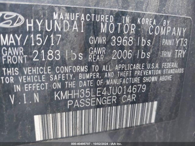 Photo 8 VIN: KMHH35LE4JU014679 - HYUNDAI ELANTRA GT 