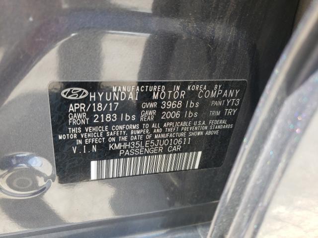 Photo 9 VIN: KMHH35LE5JU010611 - HYUNDAI ELANTRA GT 