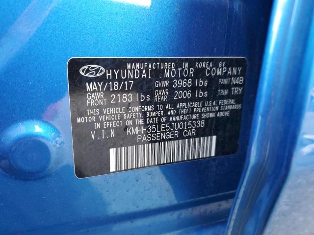 Photo 11 VIN: KMHH35LE5JU015338 - HYUNDAI ELANTRA GT 