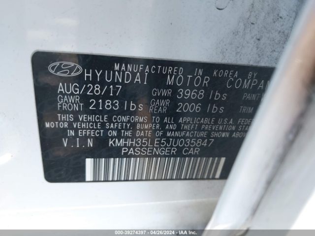 Photo 8 VIN: KMHH35LE5JU035847 - HYUNDAI ELANTRA GT 