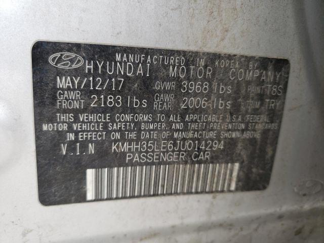 Photo 11 VIN: KMHH35LE6JU014294 - HYUNDAI ELANTRA GT 