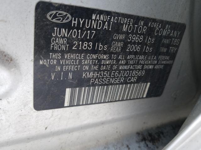 Photo 9 VIN: KMHH35LE6JU018569 - HYUNDAI ELANTRA GT 