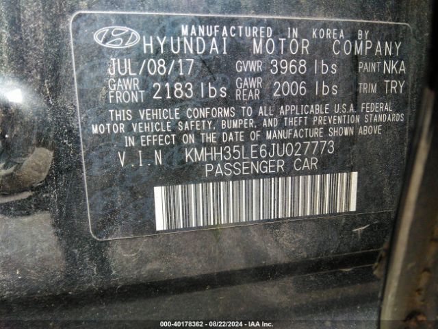 Photo 8 VIN: KMHH35LE6JU027773 - HYUNDAI ELANTRA GT 