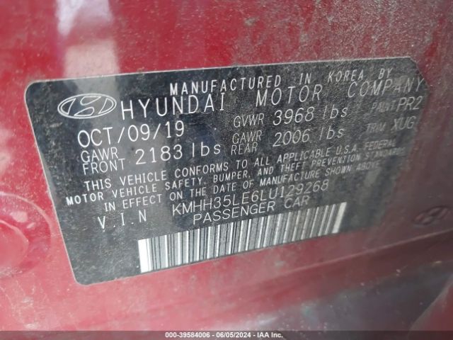 Photo 8 VIN: KMHH35LE6LU129268 - HYUNDAI ELANTRA GT 