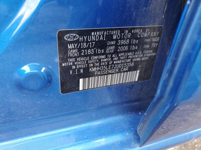 Photo 11 VIN: KMHH35LE7JU015356 - HYUNDAI ELANTRA GT 