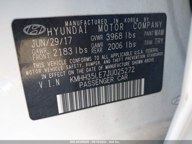 Photo 8 VIN: KMHH35LE7JU025272 - HYUNDAI ELANTRA GT 