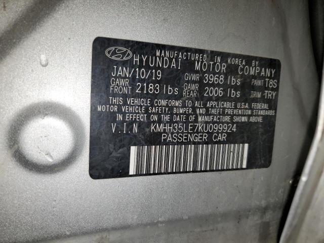 Photo 11 VIN: KMHH35LE7KU099924 - HYUNDAI ELANTRA 