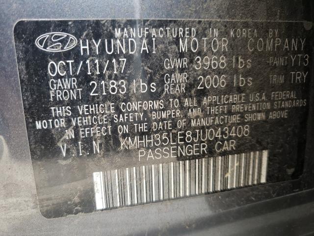 Photo 9 VIN: KMHH35LE8JU043408 - HYUNDAI ELANTRA 