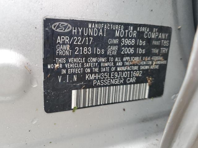 Photo 12 VIN: KMHH35LE9JU011602 - HYUNDAI ELANTRA GT 