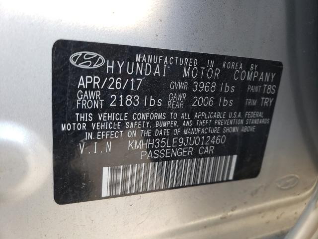 Photo 9 VIN: KMHH35LE9JU012460 - HYUNDAI ELANTRA GT 