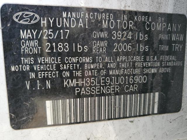 Photo 11 VIN: KMHH35LE9JU016900 - HYUNDAI ELANTRA 