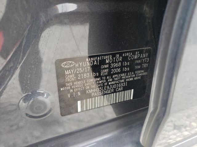 Photo 11 VIN: KMHH35LE9JU016931 - HYUNDAI ELANTRA 