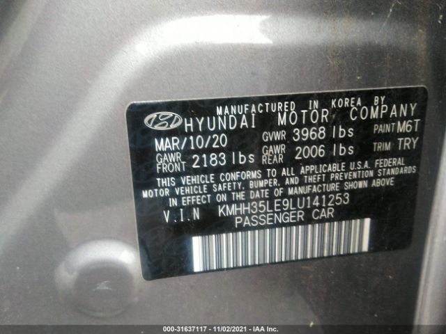 Photo 8 VIN: KMHH35LE9LU141253 - HYUNDAI ELANTRA GT 