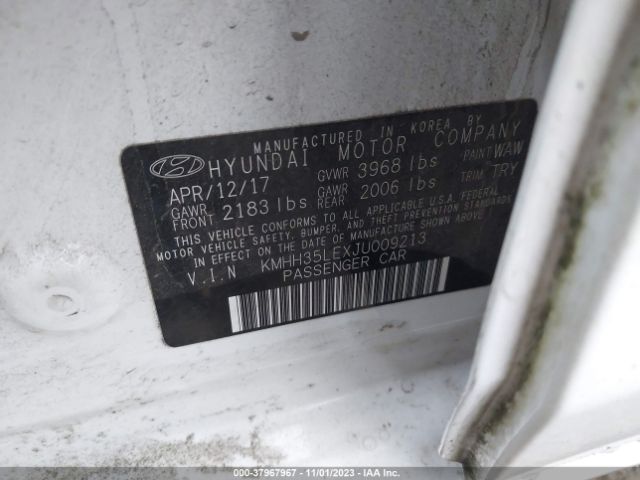 Photo 8 VIN: KMHH35LEXJU009213 - HYUNDAI ELANTRA GT 