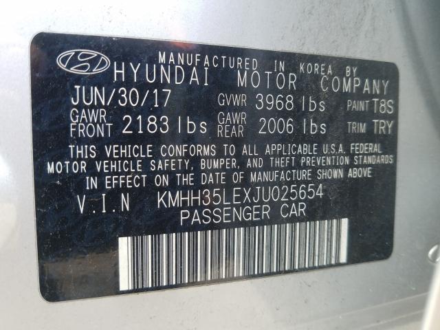 Photo 9 VIN: KMHH35LEXJU025654 - HYUNDAI ELANTRA GT 