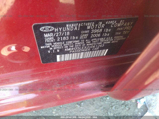 Photo 8 VIN: KMHH35LEXJU061263 - HYUNDAI ELANTRA GT 