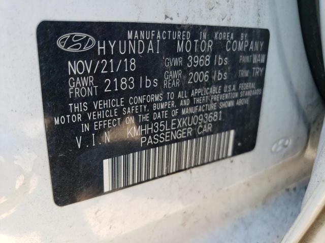 Photo 11 VIN: KMHH35LEXKU093681 - HYUNDAI ELANTRA GT 