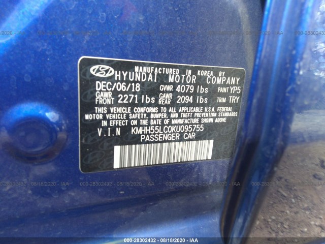 Photo 8 VIN: KMHH55LC0KU095755 - HYUNDAI ELANTRA GT 