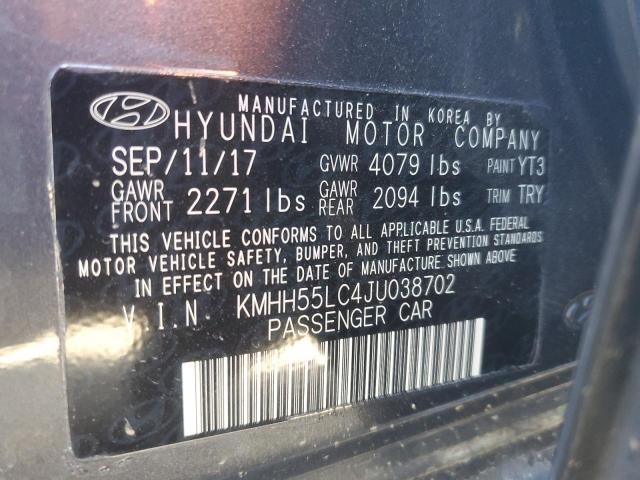 Photo 12 VIN: KMHH55LC4JU038702 - HYUNDAI ELANTRA GT 