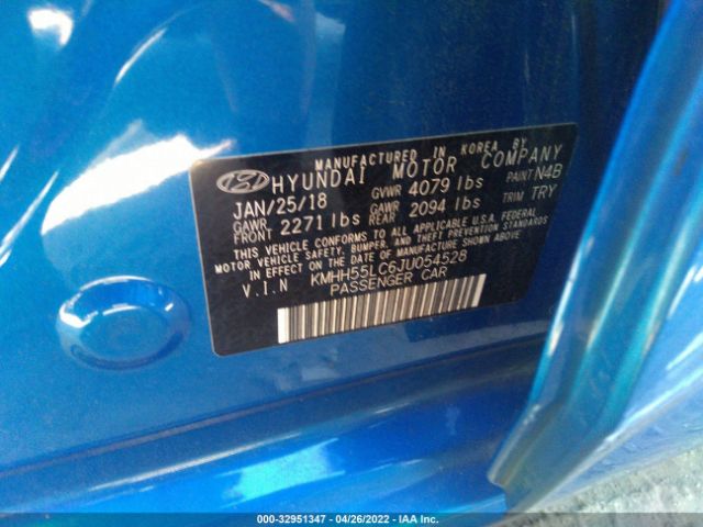 Photo 8 VIN: KMHH55LC6JU054528 - HYUNDAI ELANTRA GT 