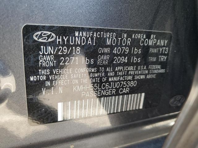 Photo 11 VIN: KMHH55LC6JU075380 - HYUNDAI ELANTRA 